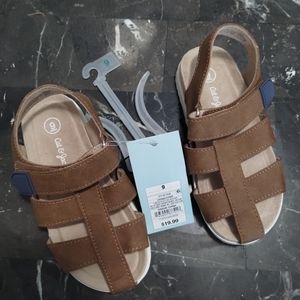 Cat & Jack size 9 boys sandals brand new